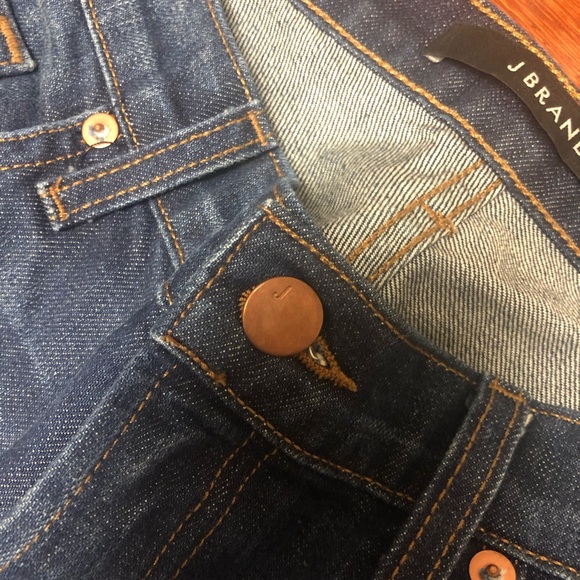 J Brand Dark Blue Straight Leg Jeans - Picture 6 of 6
